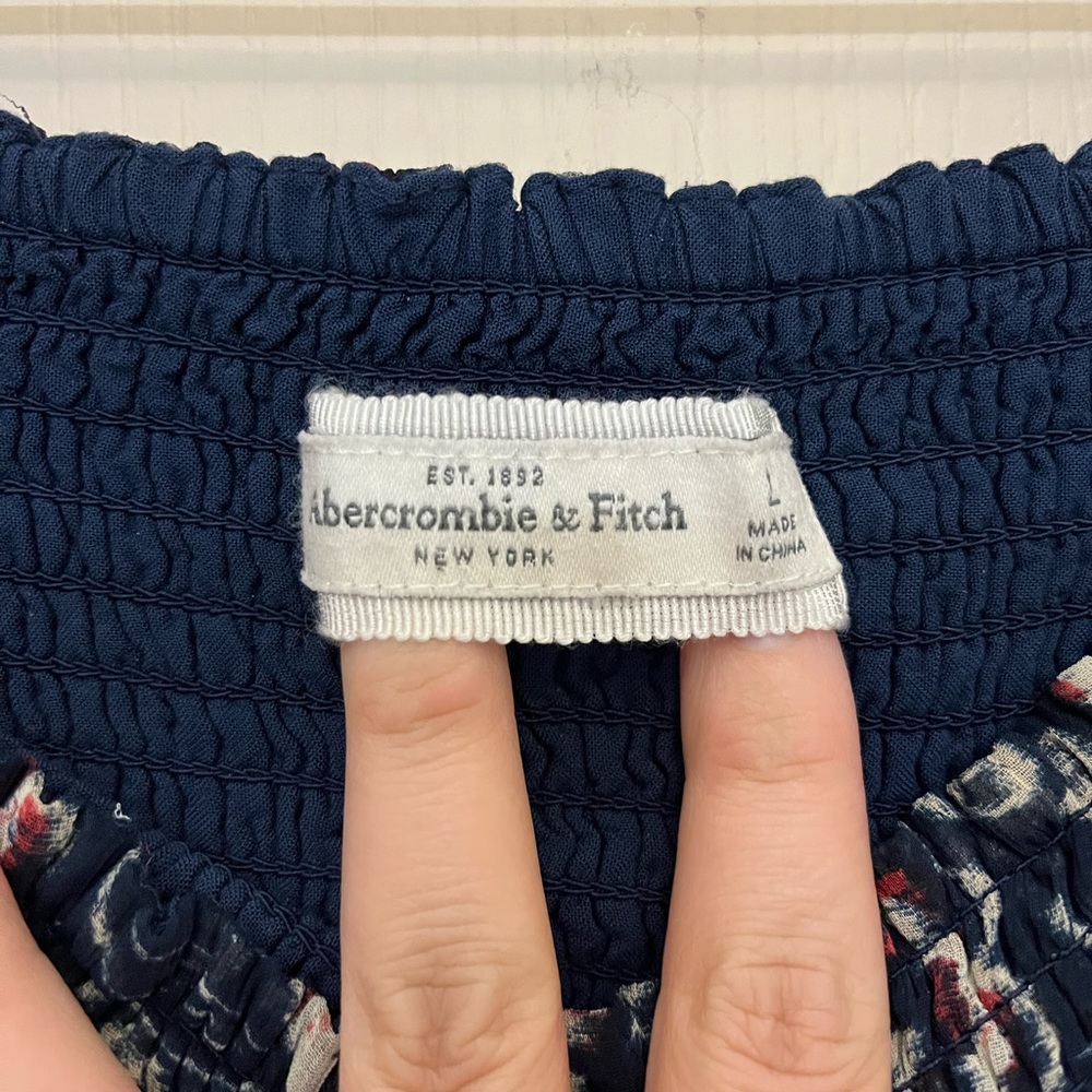 Abercrombie & Fitch High Waist Chiffon Floral Mini Skirt - Picture 4 of 6